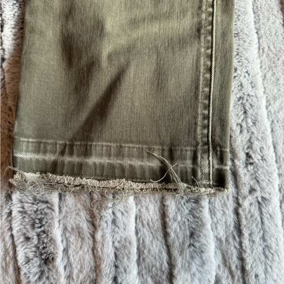 NWOT Green High Rise Slim Straight Ankle Jean - Picture 3 of 5